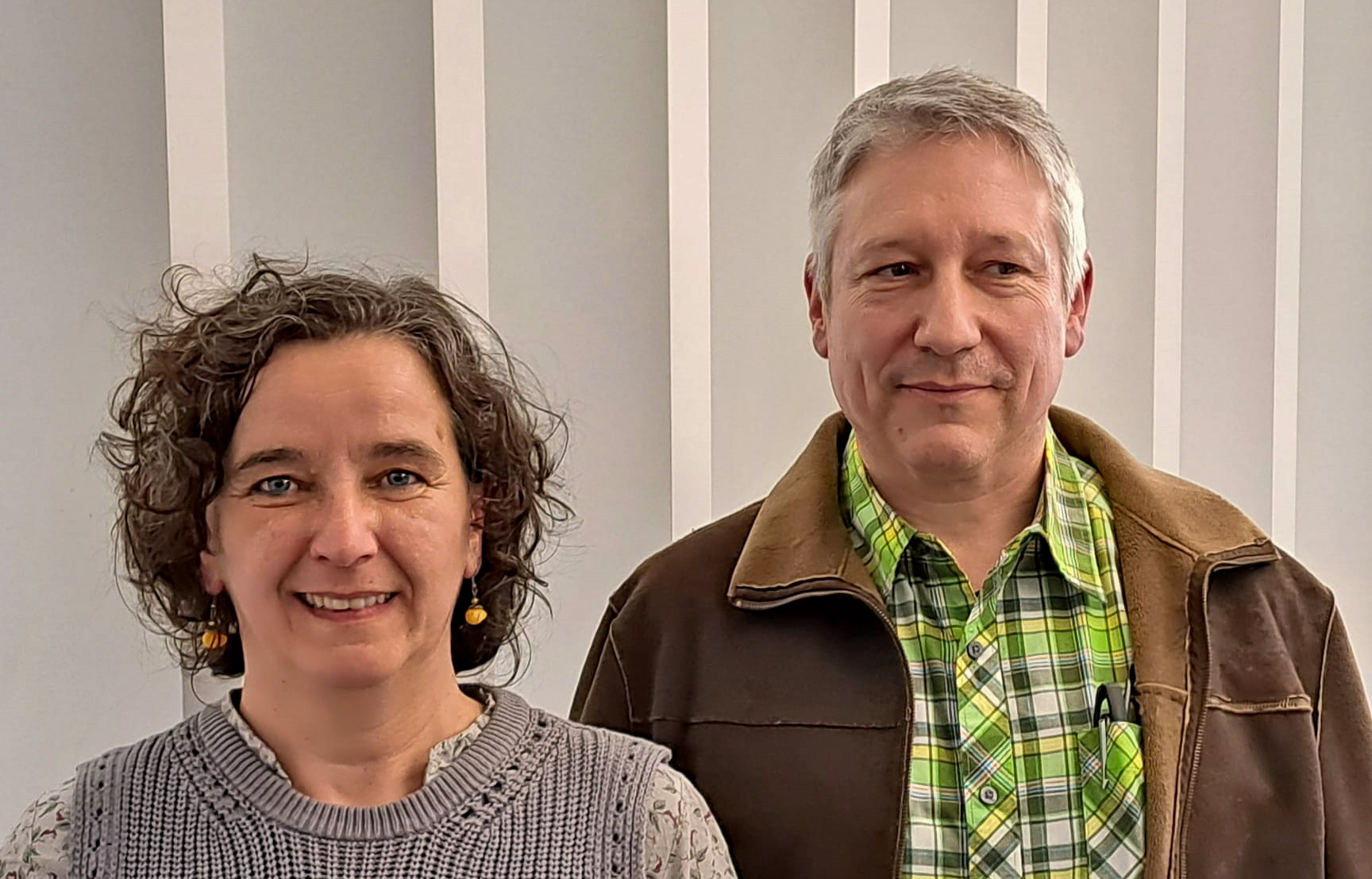 Sonja Häußler und Matthias Becky vom Verein Interkultur