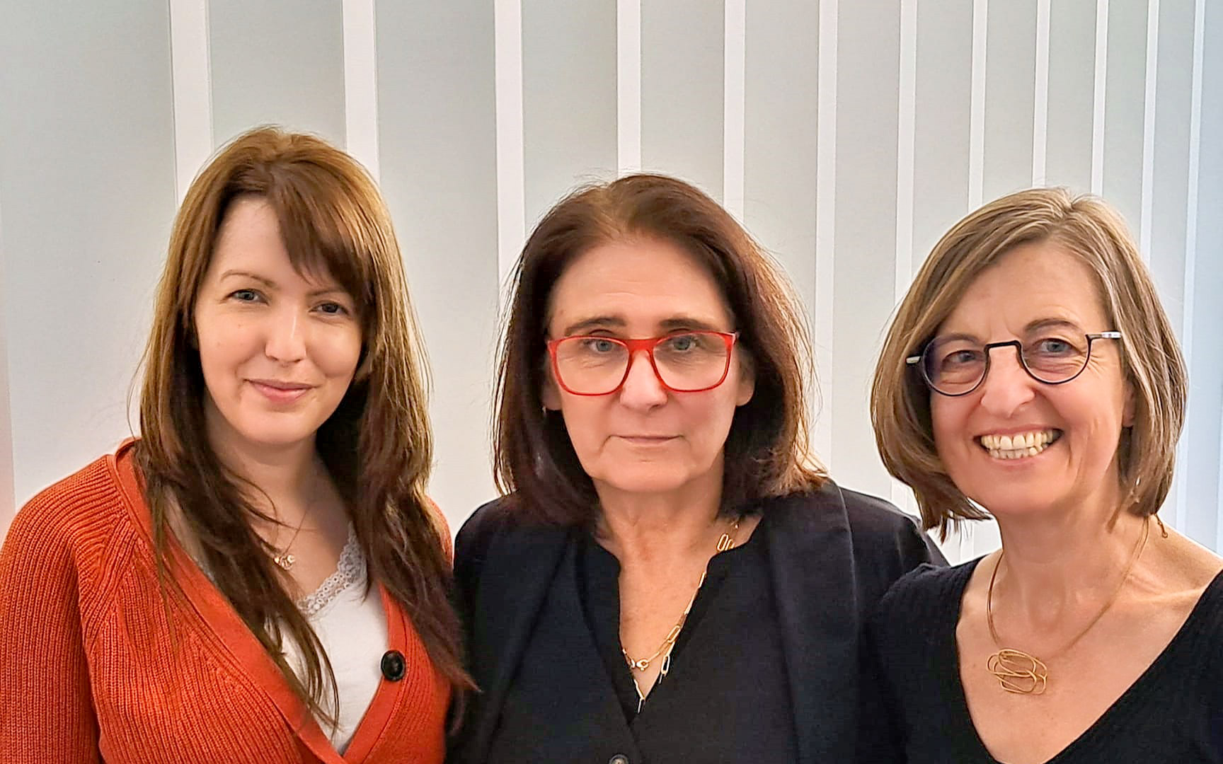 Tamara Fluck, Petra Denzer und Marion Deisenrieder von der Fachklinik Ludwigsmühle/Villa Maria Ingenheim